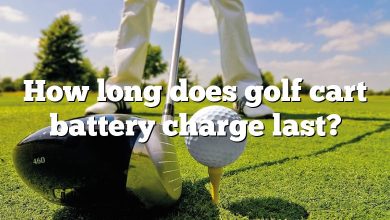 How long does golf cart battery charge last?