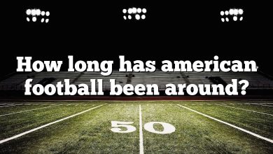 How long has american football been around?