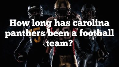 How long has carolina panthers been a football team?