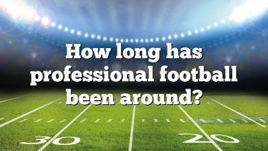How long has professional football been around?