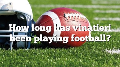How long has vinatieri been playing football?