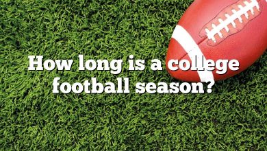 How long is a college football season?