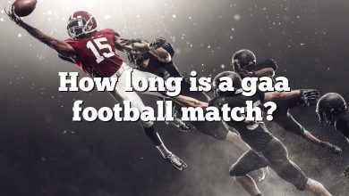 How long is a gaa football match?