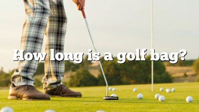 How long is a golf bag?