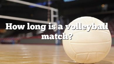How long is a volleyball match?
