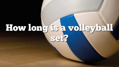 How long is a volleyball set?