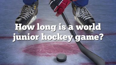 How long is a world junior hockey game?