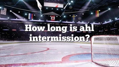 How long is ahl intermission?