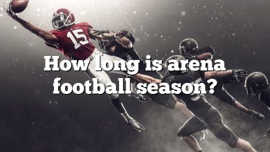 How long is arena football season?