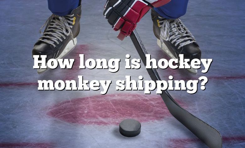 How long is hockey monkey shipping?