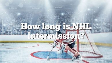How long is NHL intermission?