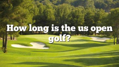 How long is the us open golf?