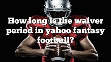 How long is the waiver period in yahoo fantasy football?