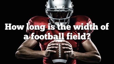 How long is the width of a football field?