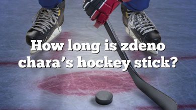 How long is zdeno chara’s hockey stick?