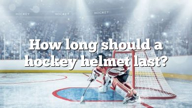 How long should a hockey helmet last?