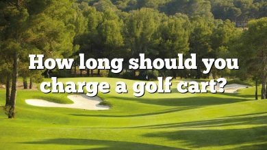 How long should you charge a golf cart?