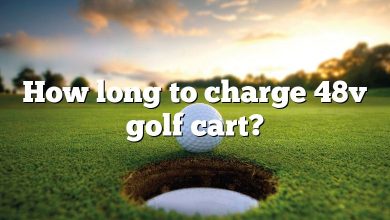 How long to charge 48v golf cart?