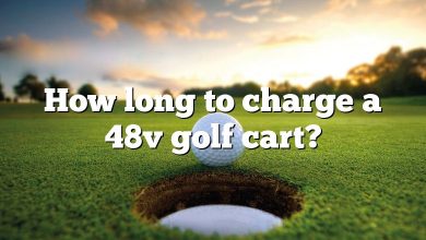 How long to charge a 48v golf cart?