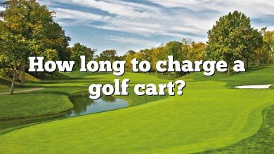 How long to charge a golf cart?