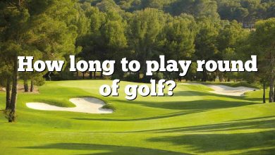 How long to play round of golf?