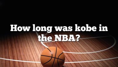 How long was kobe in the NBA?