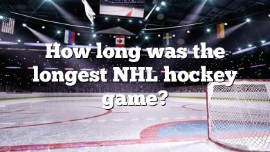 How long was the longest NHL hockey game?