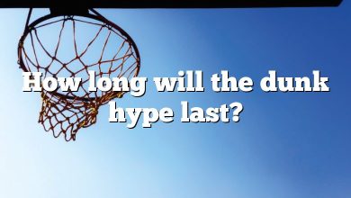 How long will the dunk hype last?