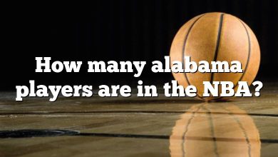 How many alabama players are in the NBA?