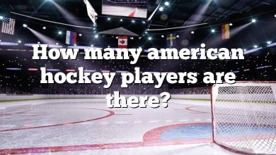 How many american hockey players are there?