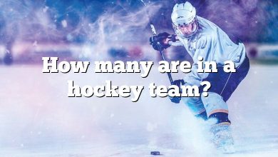 How many are in a hockey team?