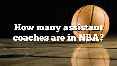 How many assistant coaches are in NBA?
