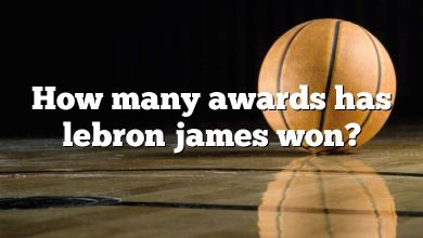 How many awards has lebron james won?