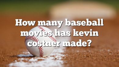 How many baseball movies has kevin costner made?
