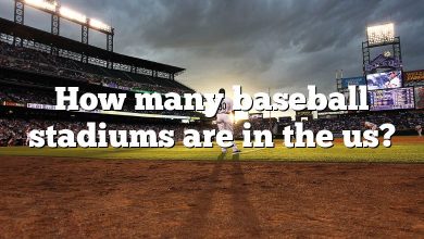 How many baseball stadiums are in the us?