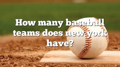 How many baseball teams does new york have?