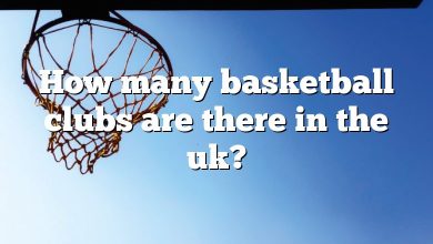 How many basketball clubs are there in the uk?