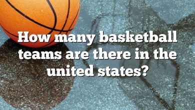 How many basketball teams are there in the united states?