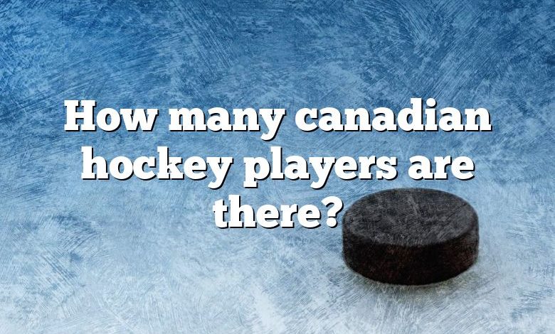 How many canadian hockey players are there?