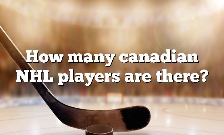 How many canadian NHL players are there?