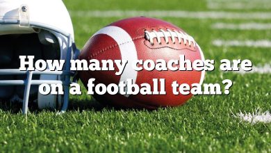 How many coaches are on a football team?