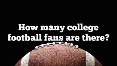 How many college football fans are there?