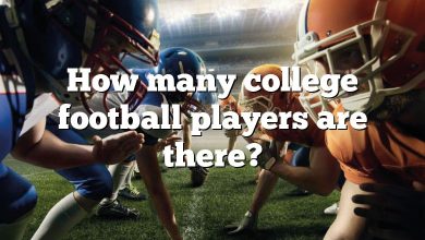 How many college football players are there?