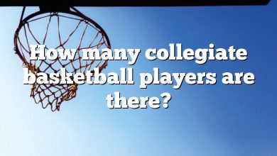 How many collegiate basketball players are there?