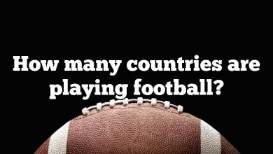 How many countries are playing football?
