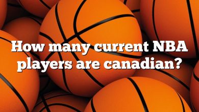 How many current NBA players are canadian?