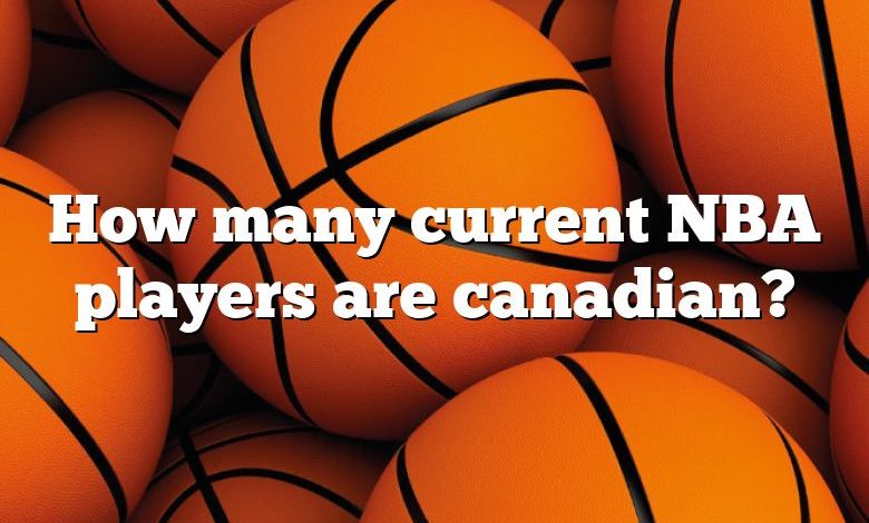 How many current NBA players are canadian?