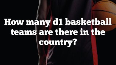 How many d1 basketball teams are there in the country?