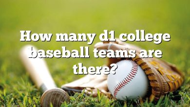 How many d1 college baseball teams are there?