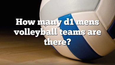How many d1 mens volleyball teams are there?